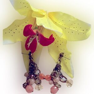 Beautifully-colored beaded earrings!